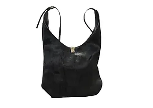 Lou Lou Studio Shoulder Bag Ciro Pony Hair — תיק כתף לנשים, בצבע Black