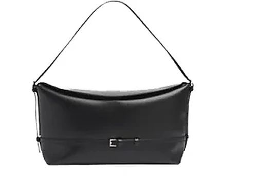 Lou Lou Studio Shoulder Bag Elle Leather — תיק כתף לנשים, בצבע Black