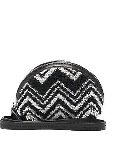 Missoni Zig Zag Coin Pochette — ארנק מטבעות ליוניסקס, בצבע Black / White