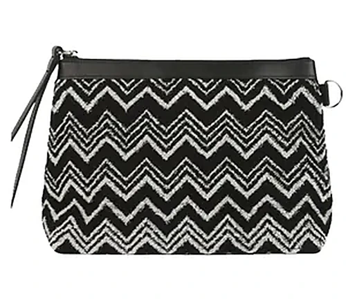 Missoni Zig Zag Pochette — קלאץ׳ לנשים, בצבע Black
