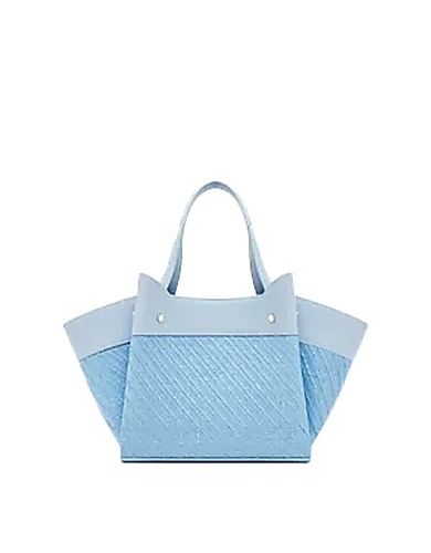 Ferrari Shopping Bag Raffia & Leather Large — תיק טוט לנשים, בצבע Blue