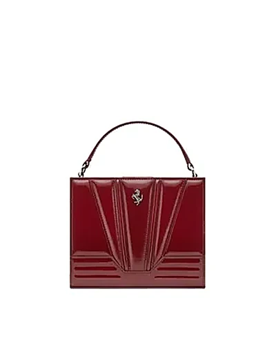 Ferrari Micro Tote Bag — תיק טוט לנשים, בצבע Cherry