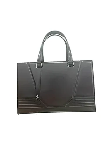 Ferrari GT Bag Tote Brushed Leather — תיק טוט לנשים, בצבע Dark Brown