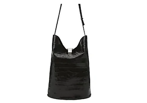Lou Lou Studio Cocco Leather Shoulder Bag — תיק כתף לנשים, בצבע Bourgundy Cocco