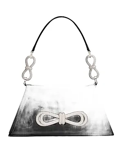 Mach & Mach Samantha Patent — תיק כתף לנשים, בצבע Black