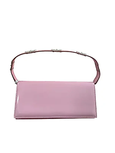 Mach & Mach Baguette Bag — תיק כתף לנשים, בצבע Baby Pink