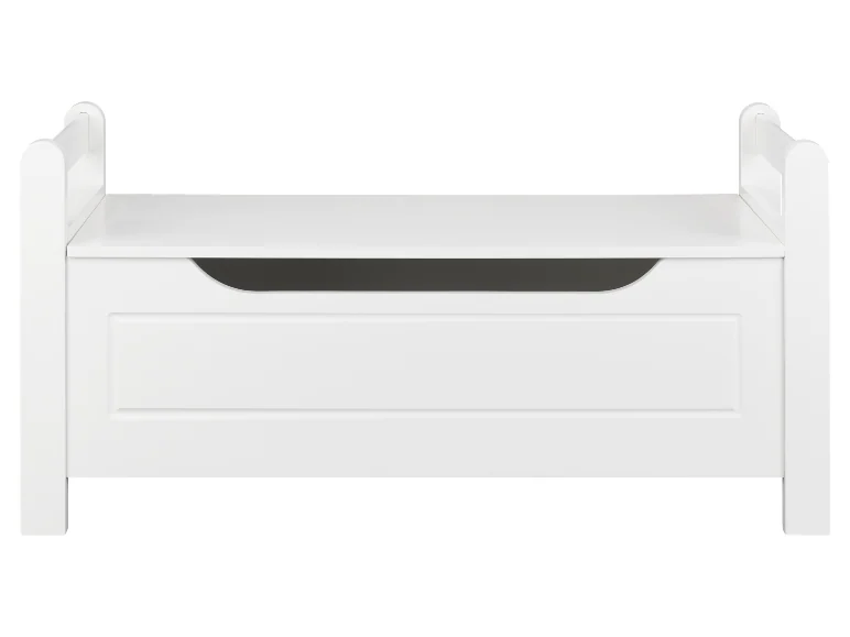 LIVARNO HOME ספסל אחסון מתקפל — ספסל ללבית, בצבע White