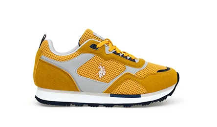 U.S. Polo Assn. Asinus — נעליים לגברים, בצבע Saffron