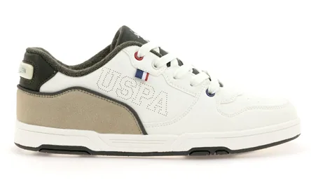 U.S. Polo Assn. Retomer — נעליים לגברים, בצבע White