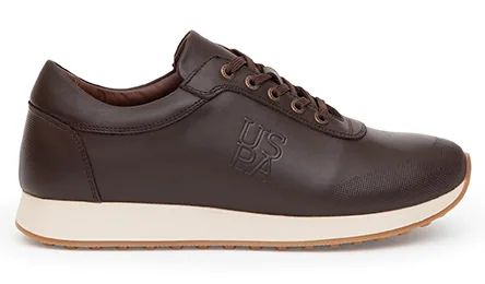 U.S. Polo Assn. Cutap — סניקרס לגברים, בצבע Brown