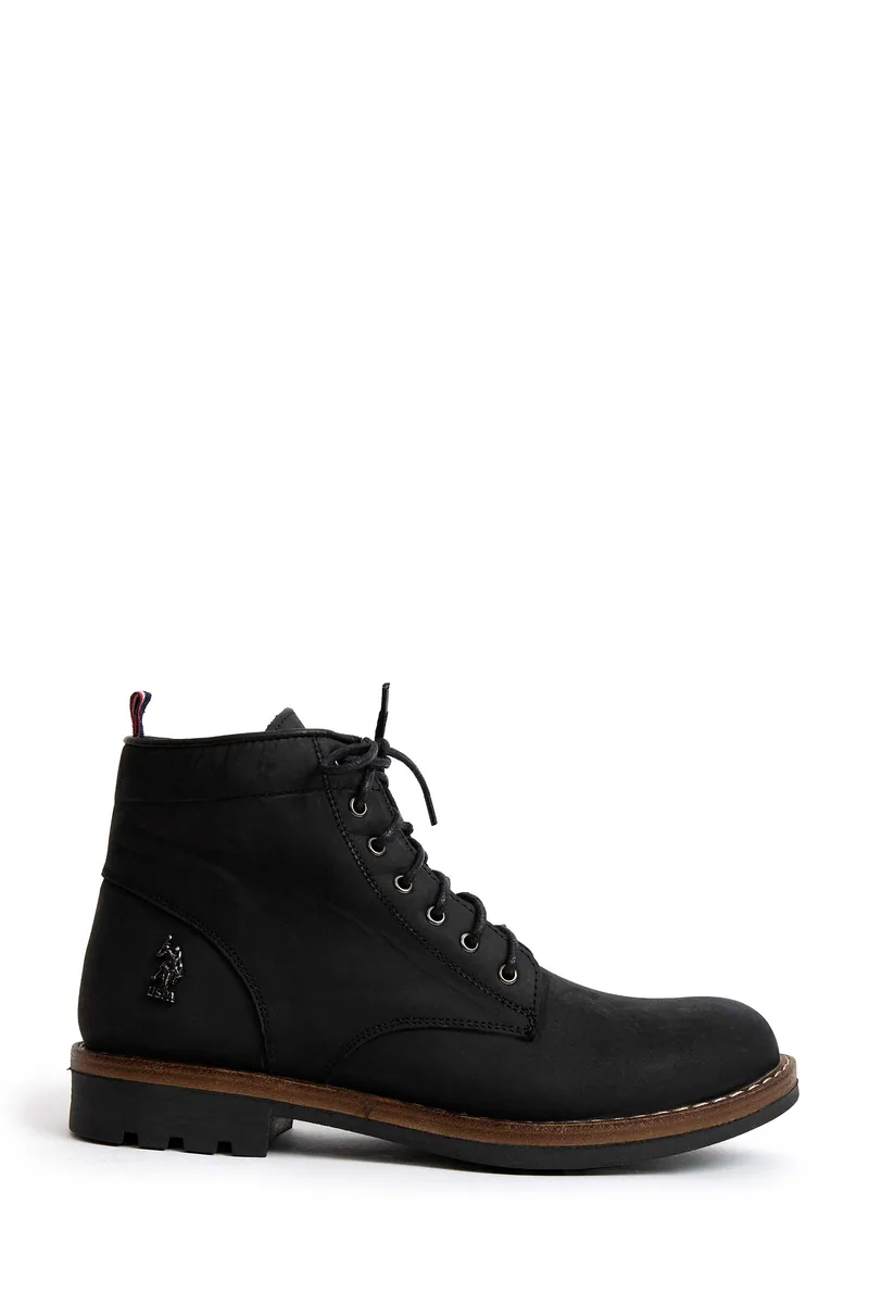 U.S. Polo Assn. Garton — נעליים לגברים, בצבע Black