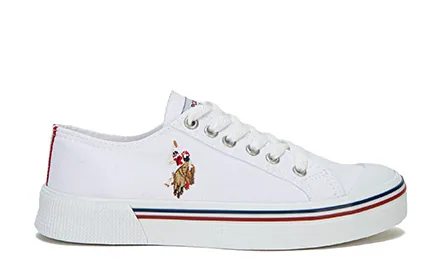 U.S. Polo Assn. Linen — נעליים לנשים, בצבע White
