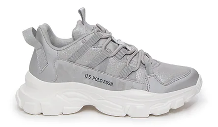 U.S. Polo Assn. Jones — נעליים לנשים, בצבע Grey