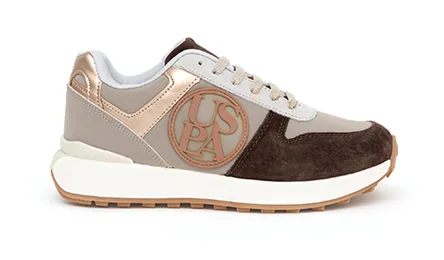 U.S. Polo Assn. Hus — נעליים לנשים, בצבע Brown