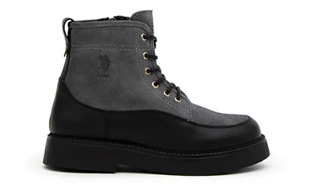 U.S. Polo Assn. Dpress — נעליים לנשים, בצבע Grey