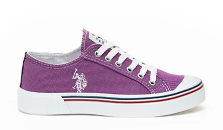 U.S. Polo Assn. Linen — נעליים לנשים, בצבע Purple