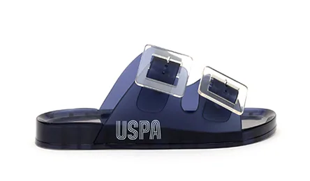 U.S. Polo Assn. Materi — כפכפי שלוקס לנשים, בצבע Navy