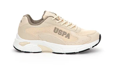 U.S. Polo Assn. Madley — סניקרס לנשים, בצבע Beige