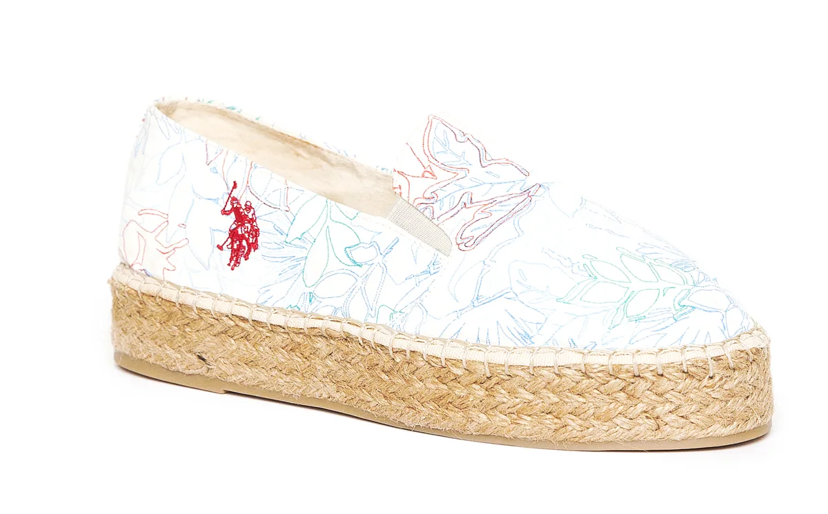 U.S. Polo Assn. Karla — נעליים לנשים, בצבע White