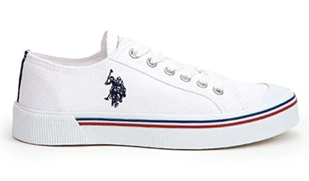 U.S. Polo Assn. Linen — נעליים לנשים, בצבע White