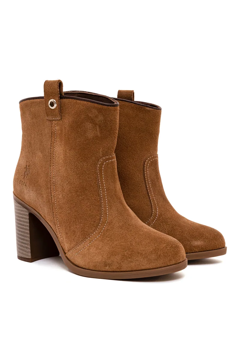 U.S. Polo Assn. Isabella — נעליים לנשים, בצבע Camel