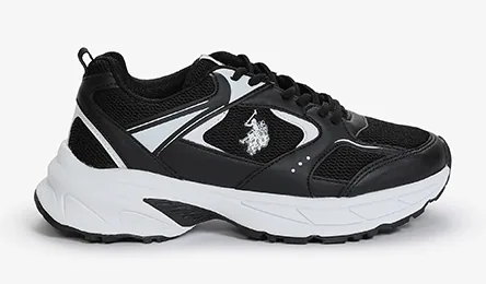 U.S. Polo Assn. Cetron — סניקרס לנשים, בצבע Black