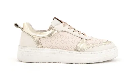 U.S. Polo Assn. Morenhe — סניקרס לנשים, בצבע Ecru