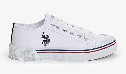 U.S. Polo Assn. Linen — נעליים לנשים, בצבע White