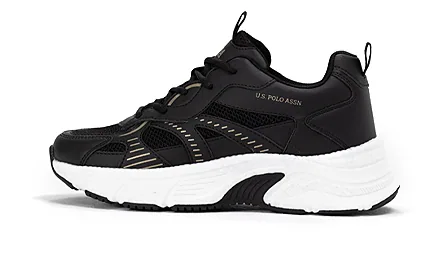 U.S. Polo Assn. Vetron — סניקרס לנשים, בצבע Black