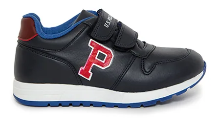 U.S. Polo Assn. Hurk — נעליים לבנים, בצבע Navy