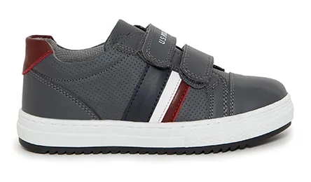 U.S. Polo Assn. Nister — נעליים לבנים, בצבע Grey
