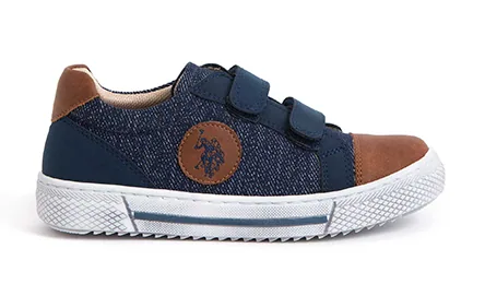 U.S. Polo Assn. Wilson — נעליים לבנים, בצבע Denim
