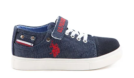 U.S. Polo Assn. Chat — נעליים לבנים, בצבע Navy