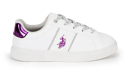 U.S. Polo Assn. Darnetta — נעליים לבנות, בצבע Violet
