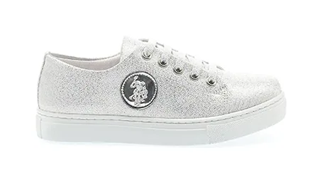 U.S. Polo Assn. Denny — נעליים לבנות, בצבע Silver