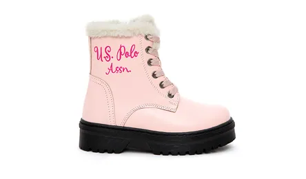 U.S. Polo Assn. Sayamo — נעליים לבנות, בצבע Powder Pink