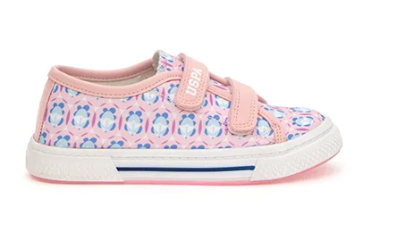 U.S. Polo Assn. Yumyumi — נעליים לבנות, בצבע Pink