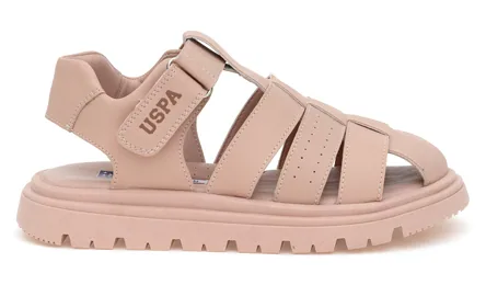 U.S. Polo Assn. Feyme — סנדלים לבנות, בצבע Powder Pink