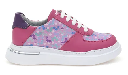 U.S. Polo Assn. Moddf — סניקרס לבנות, בצבע Fuchsia