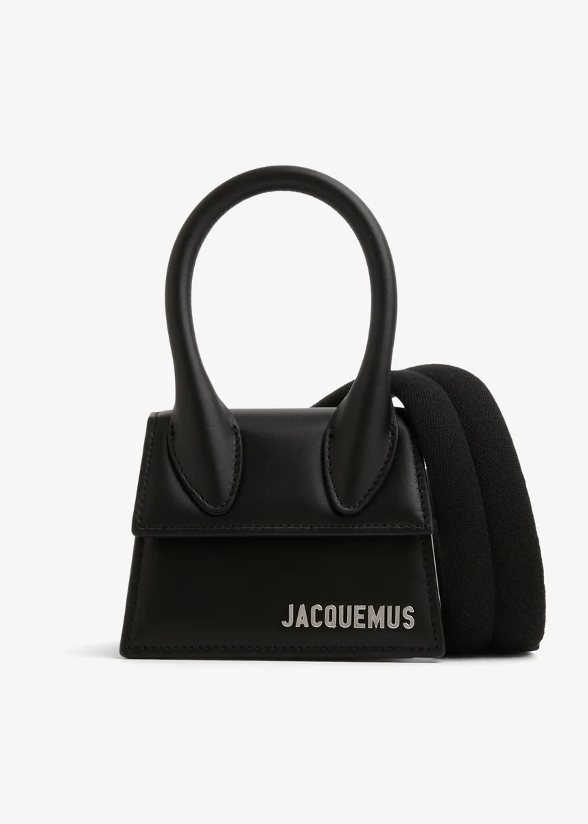Jacquemus Le Chiquito Homme — תיק כתף לגברים, בצבע Black / Silver