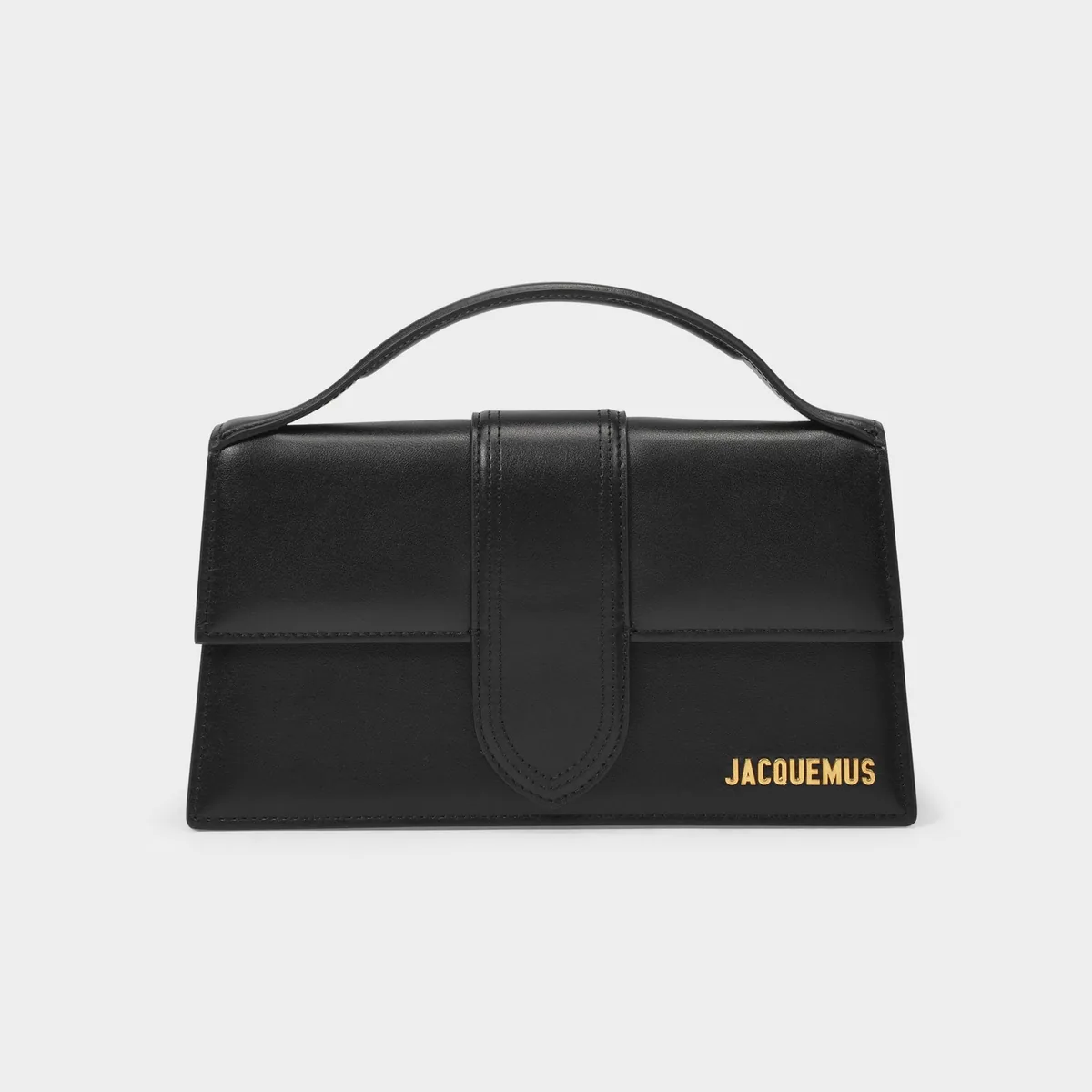 Jacquemus Le Grand Bambino — תיק כתף לנשים, בצבע Black / Gold