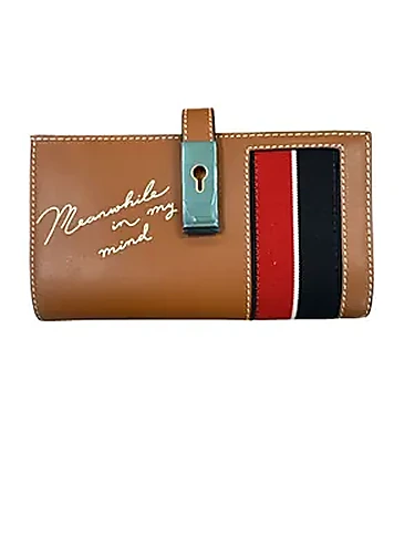 Bally Wallet Zip Meanwhile בצבע Light Brown
