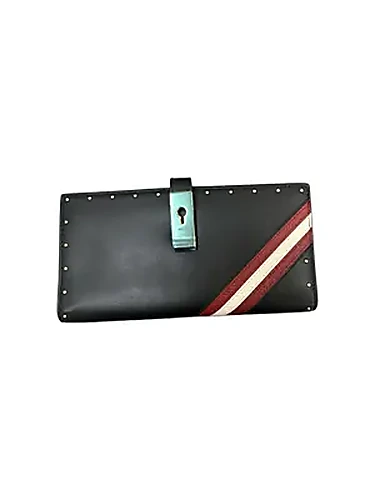 Bally Wallet Long בצבע Dark Navy