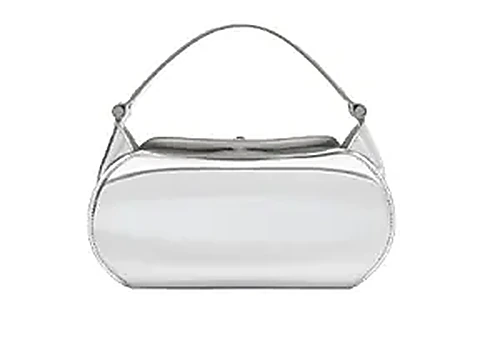 Ferrari Dino Top Handle Bag בצבע Silver