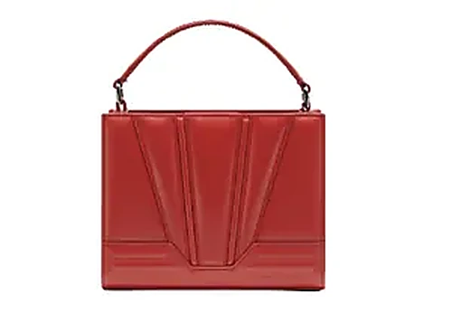 Ferrari GT Bag Mini Tote Brushed Leather בצבע Multicolor Same Model