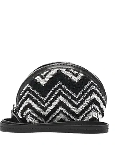 Missoni Zig Zag Coin Pochette בצבע Black / White