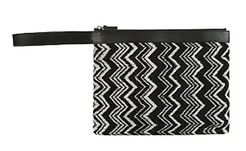 Missoni Zig Zag Pochette 2 בצבע Black / White
