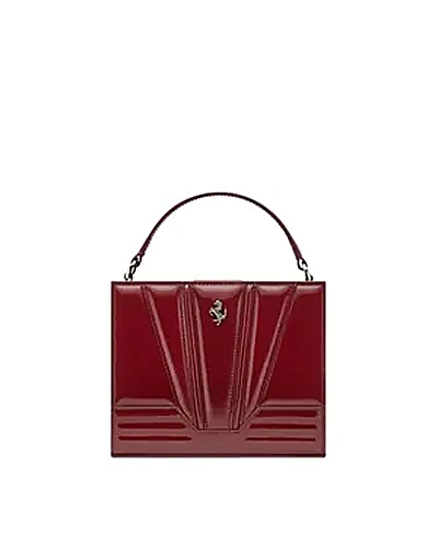 Ferrari Micro Tote Bag בצבע Cherry