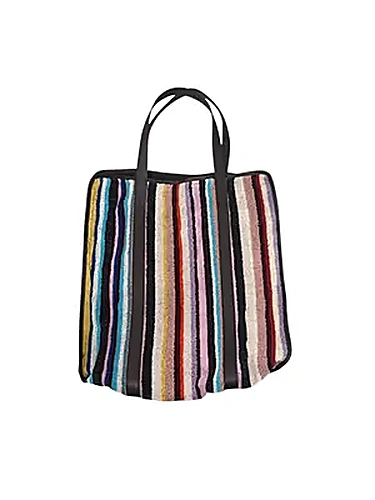 Missoni Striped Terry-Cloth בצבע Glitter Multicolor