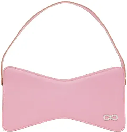 Mach & Mach Bow Baguette בצבע Baby Pink